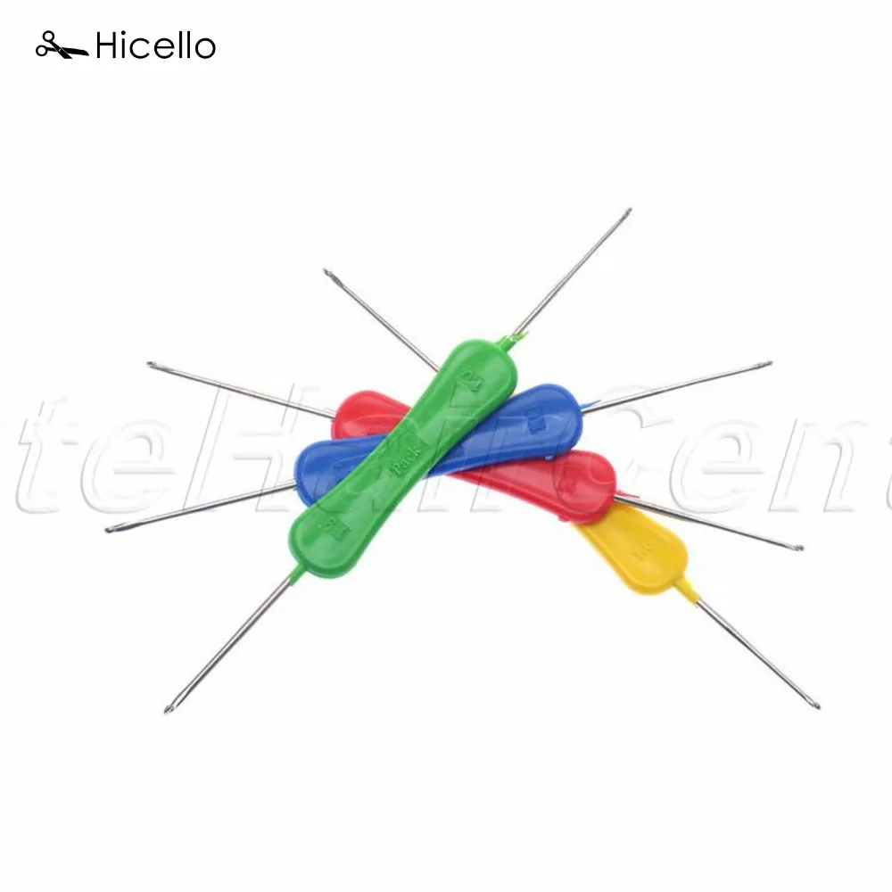 Двойные спицы для вязания свитера Hicello 2 дюйма крючки аксессуары шитья из