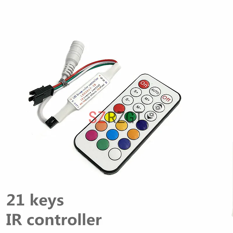 DC5V 24V мини RGB светодиодный контроллер для 5050 WS2811 ws2812b Светодиодная лента Dream