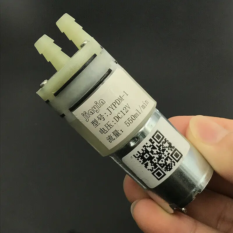 DC 6 V 12 9V большой поток маленький мини 370 мотор бесшумный мембранный насос