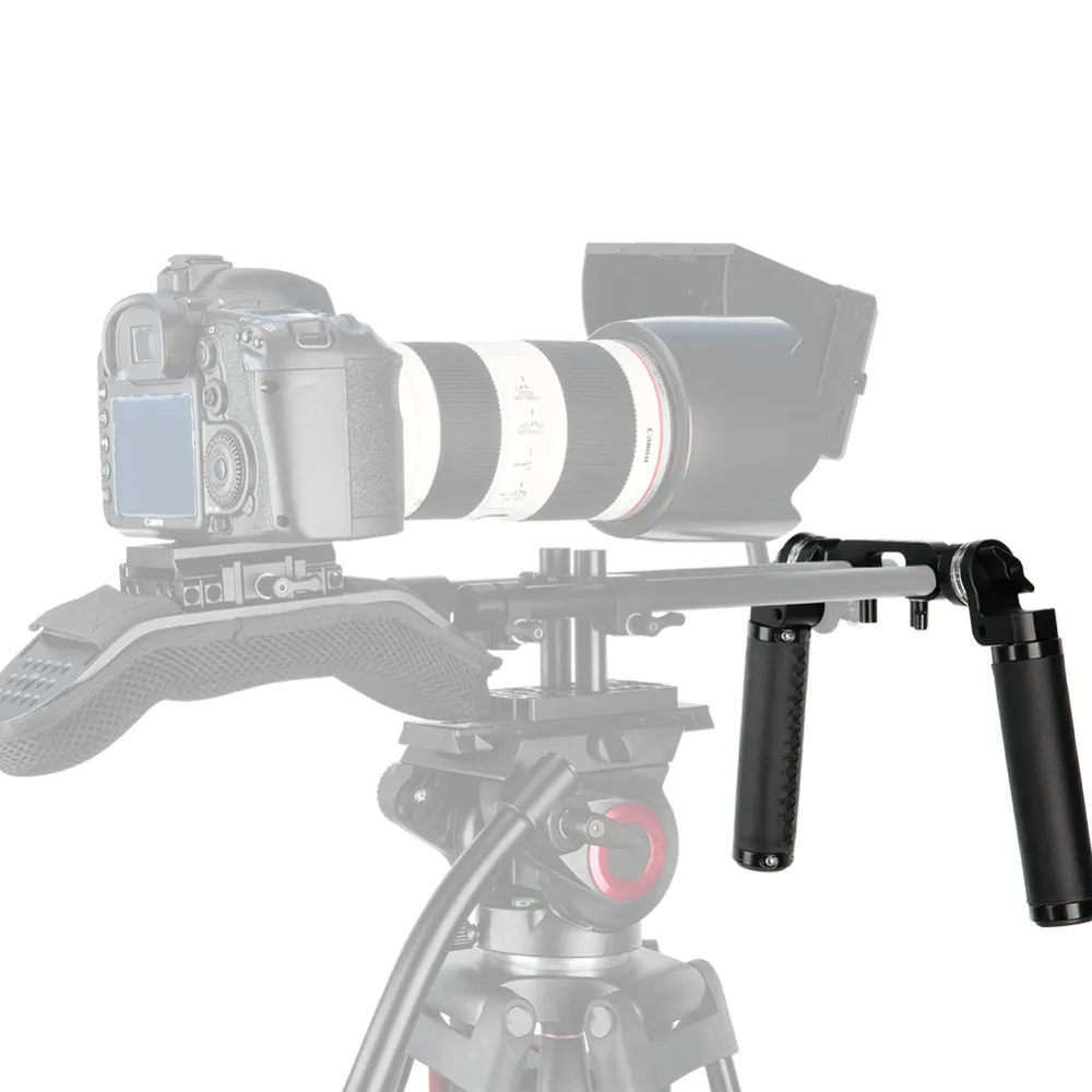 Наплечный стабилизатор NICEYRIG Arri для DSLR, наплечная ручка, держатель для штанги Arri Rosette ARRI, крепление 15 мм DSLR, наплечный стабилизатор