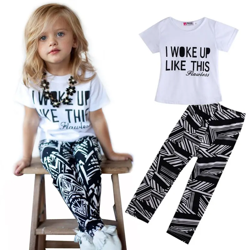 Комплект одежды из рубашки и брюк для девочек в полоску|girls clothing|shirt and pantsoutfit set girl |