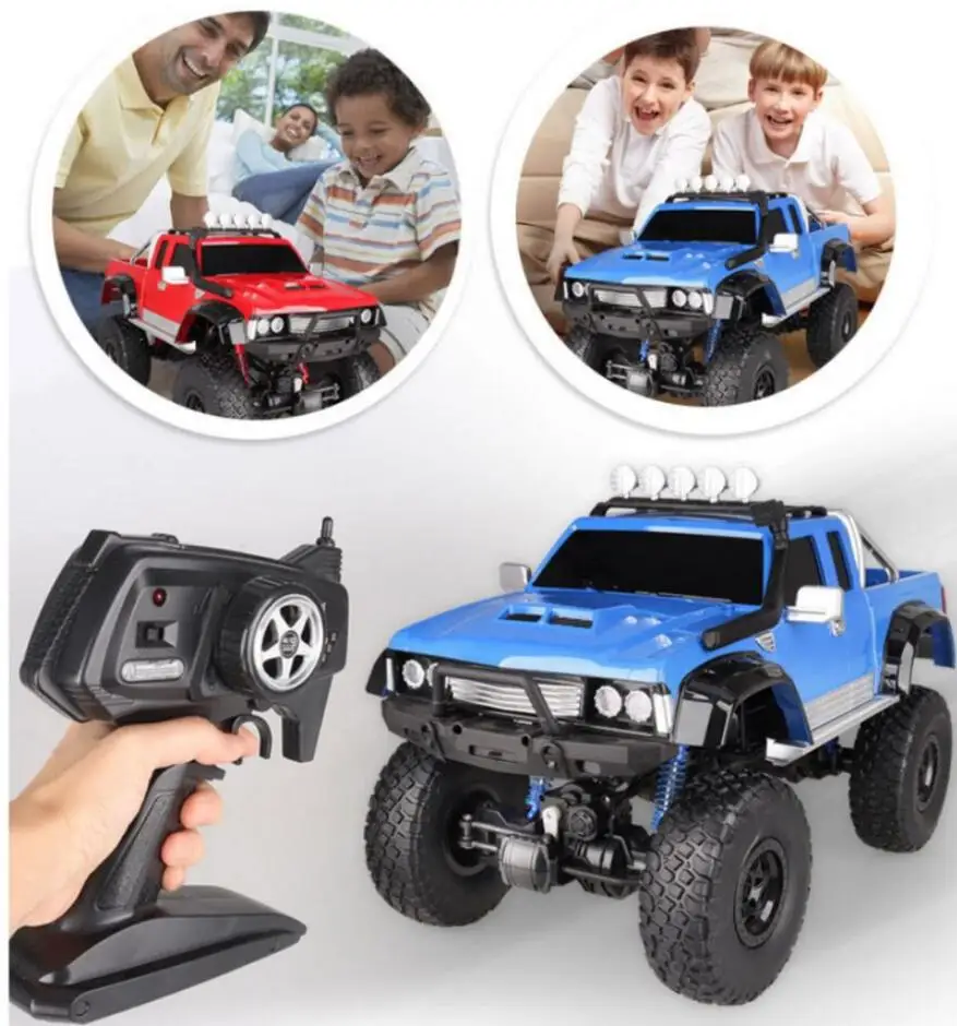 Модель электрического грузовика для пикапа Масштаб 2 4G 1:8 большой 4WD 4 колесный