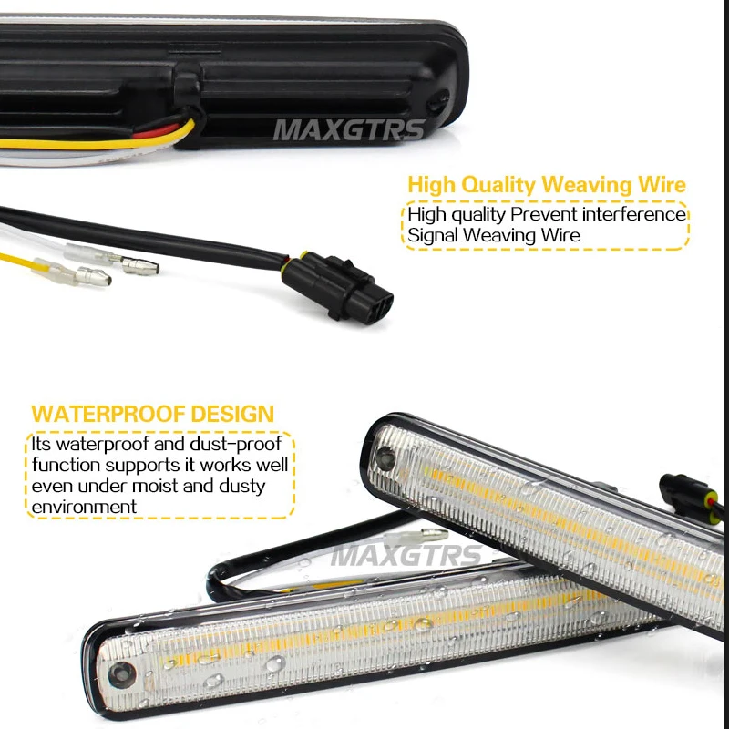 2 шт. универсальные светодиодные лампы для дневных ходовых огней 36SMD 2835|daytime running|led