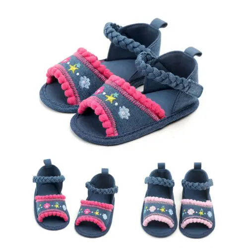 Pudcoco обувь с оборками для новорожденных девочек Летние сандалии цветами