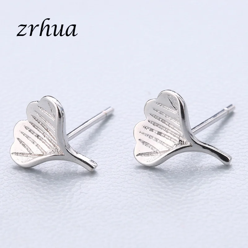 ZRHUA 925 пробы серебряные сплайсинга милые серьги-гвоздики с животными для женщин повседневные Девушки Brincos личность Стерлинговое Серебро-ювелирные изделия