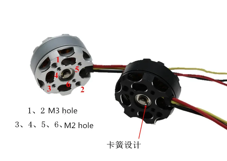 Новый бесщеточный мотор для дрона MT2204 2300KV четырехосевой двигатель QAV210 250 |