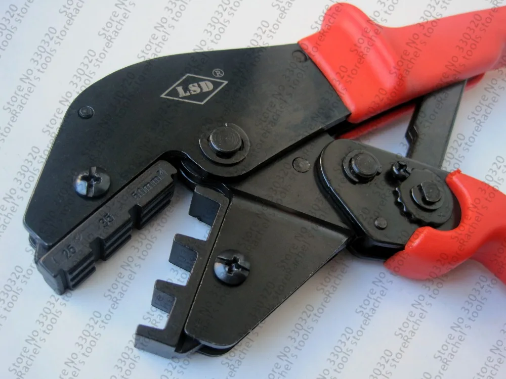 25-50 мм2 4-1AWG ручные сверхмощные обжимные клещи для наконечников проводов концевых