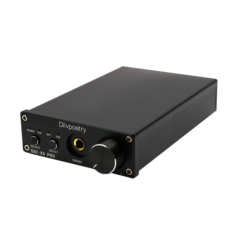 Dilvpoetry DAC-X6 pro домашний ЦАП усилитель аудио декодер Портативный USB ЦАП аудио усилитель для наушников оптические усилители HiFi