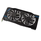 Видеокарта MSI N460GTX N560GTX V5, вентилятор охлаждения PLD08010S12HH DC 12V 0.35A 4-контактный двойной кулер