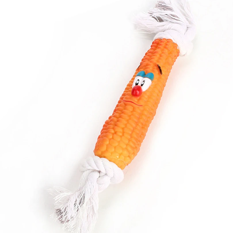 Rubber Corn Steak Sausage Bite Toy Tutoring Interactive Pet Squeak Toys Playing Partner Home Garden Products Supplies Joy | Дом и сад