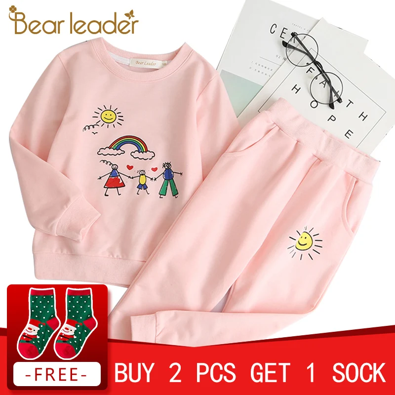Bear leader/комплекты одежды для девочек новинка 2018 года осенняя одежда в активном