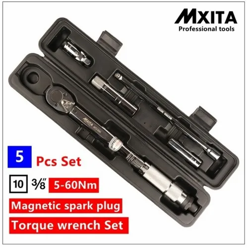 XX0040040 5-60N.m MXITA 5 шт. Магнитный Искрящийся ключ Натяжной ключ 3/" 5-60N.m ручной гаечный ключ - Цвет: XX0040040 5-60N.m