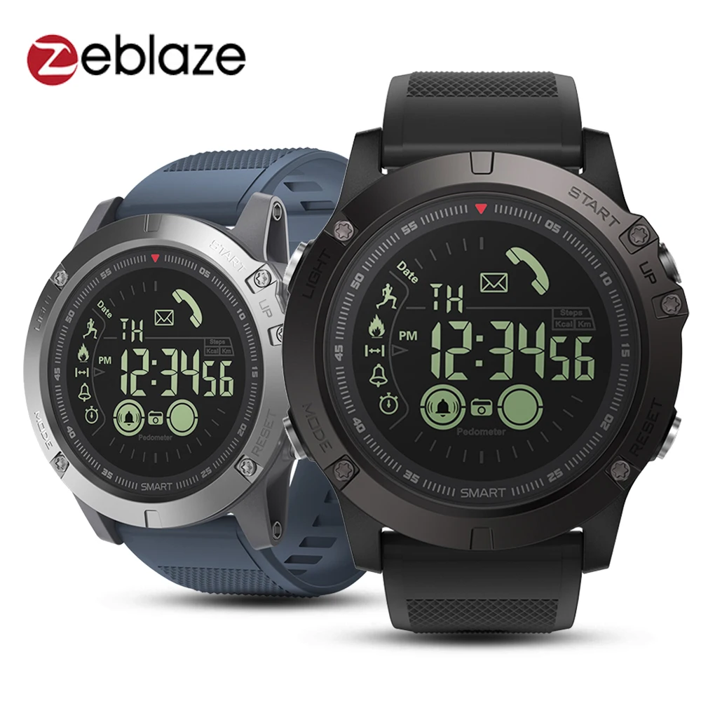 Новые смарт часы Zeblaze VIBE 3 светящийся циферблат фитнес мониторинг погоды браслет