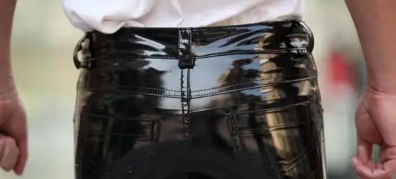 Мужские классические легкие брюки из ПУ кожи 29 39|fashion pants|leather pants fashionpants fashion |