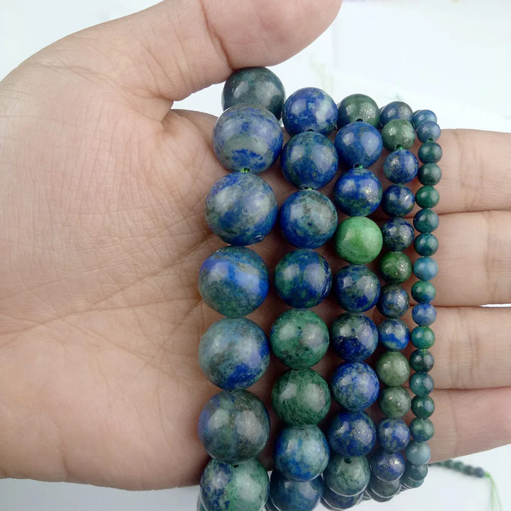 Круглые бусины WLYeeS Phoenix lapis lazuli из натурального камня 4 6 8 10 12 мм свободные