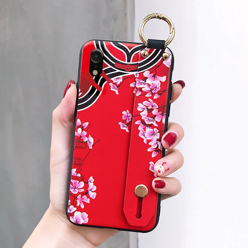 Чехол для Xiaomi mi 8 mi A2 Lite A1 Red mi 6 Pro Note 5 Pro задняя крышка+ браслет для Red mi 5 Plus S2