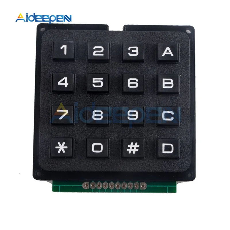 16 Keys 3x4 4x4 Матрица 12 клавиш 16 клавиш 3*4 4*4 переключатель клавиатуры модуль клавиатуры для Arduino - Цвет: 16 Keys