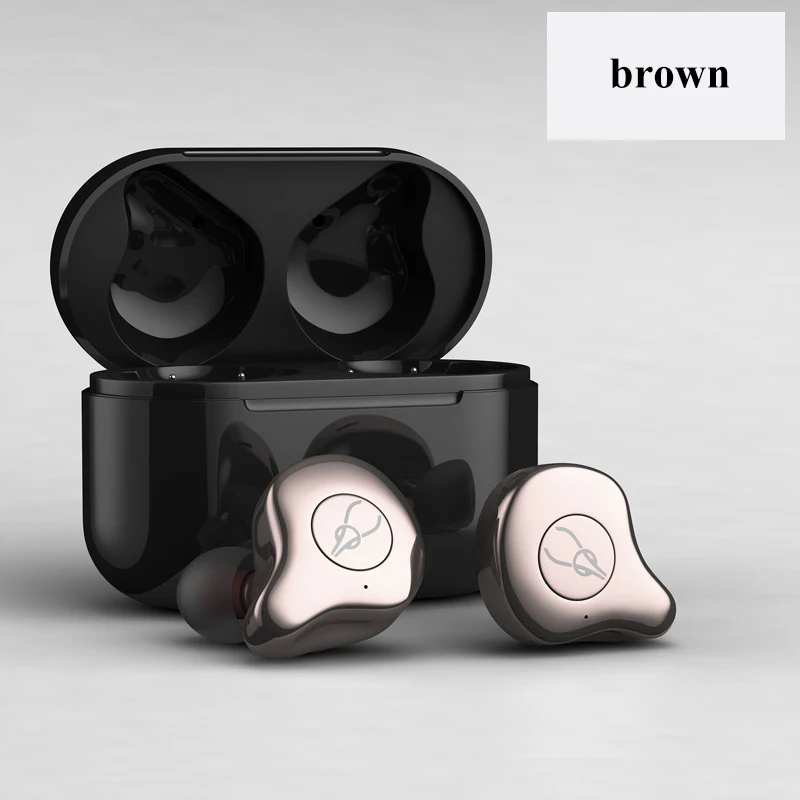 image show Twins Bluetooth 5.0 Dual True Wireless Earphones Bluetooth Earphone Sports In-Ear Earbuds Waterproof Headset Wireless Charging - Цвет: image show