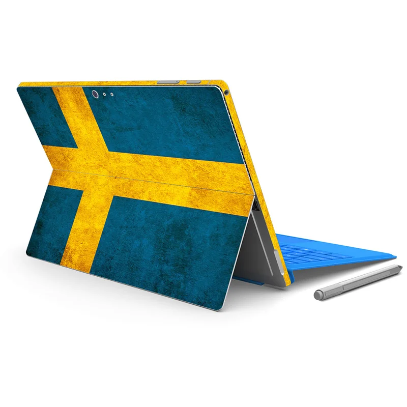 Флаг OEM Высокое качество Точная крутая наклейка для ноутбука для microsoft Surface Pro 4/Pro крышка наклейки аксессуары обертывание - Цвет: TN-Pro4surfa-0353
