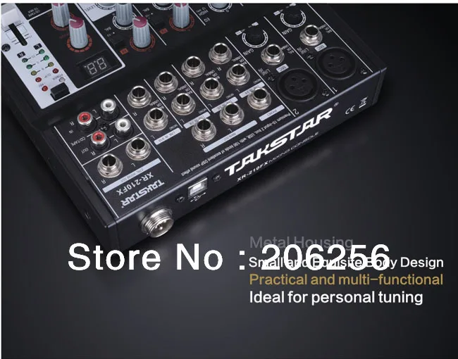 Цифровая миксерная консоль TAKSTAR KaraOK XR 210FX простая гибкая эффективная миксера 10