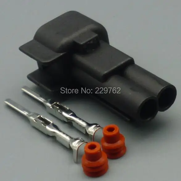 

shhworldsea 2PIN Way ev6 ev14 USCAR Fuel Injector Pigtail Connectors car auto Waterproof Connector sr20det rb30 GTR FAST ls2 ls3