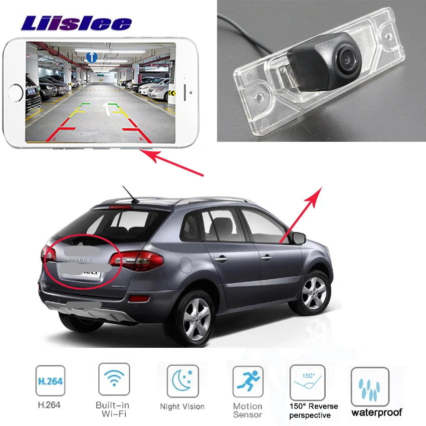 LiisLee беспроводная камера заднего вида для Nissan Micra/March C + K13 MK4 CCD/камера ночного
