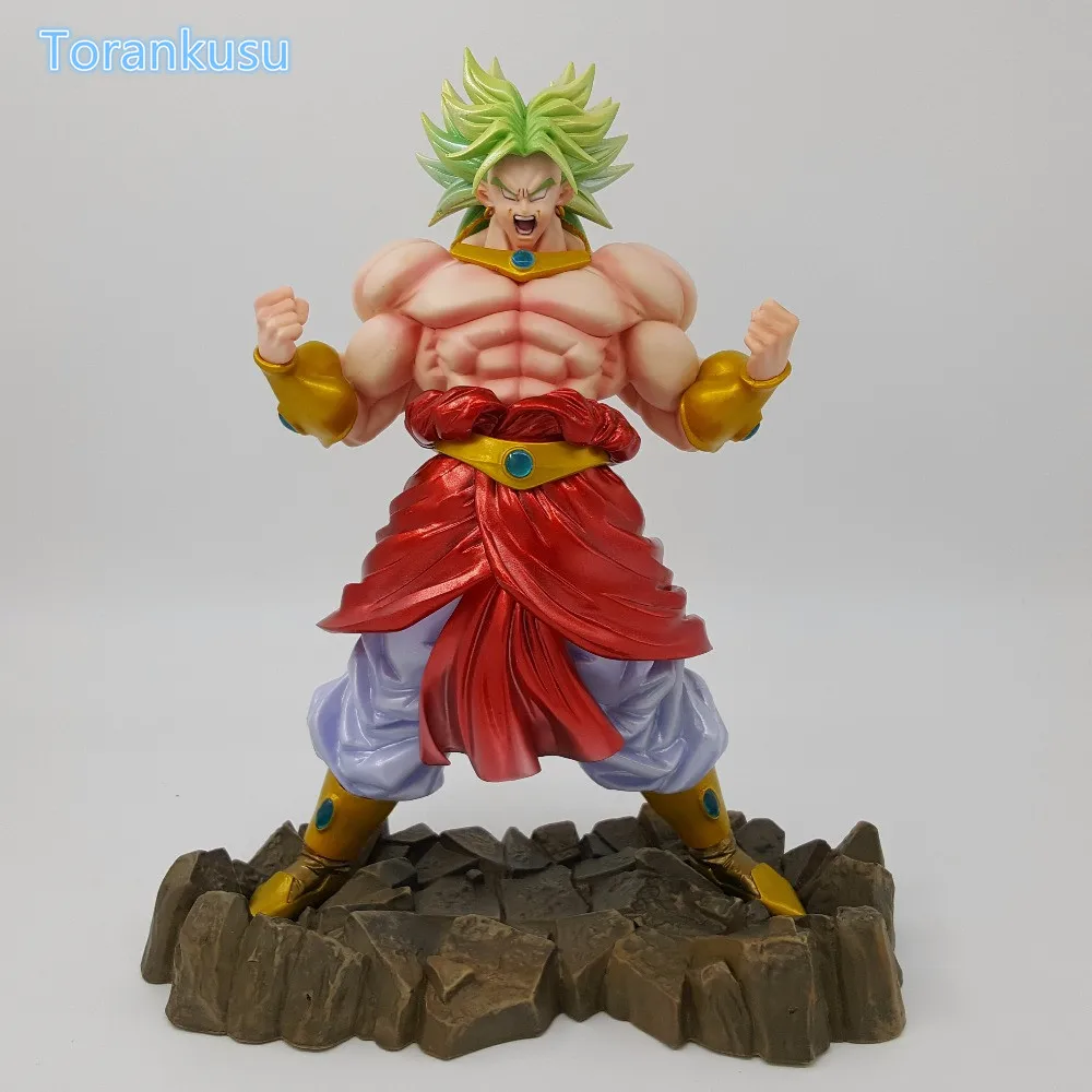 

Dragon Ball Z Action Figure Broly PVC Figure Toys Anime Super Saiyan Broli Plating Color Figure Esferas Del Dragon Model DB82