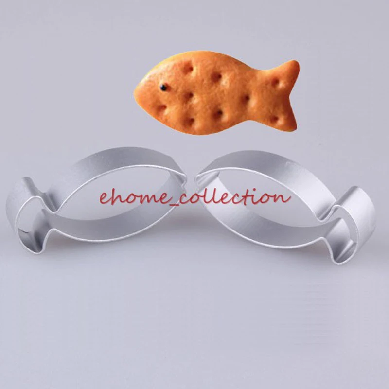 2 шт форма рыбы нержавеющая сталь резак для помадки формочка печенья Сахар