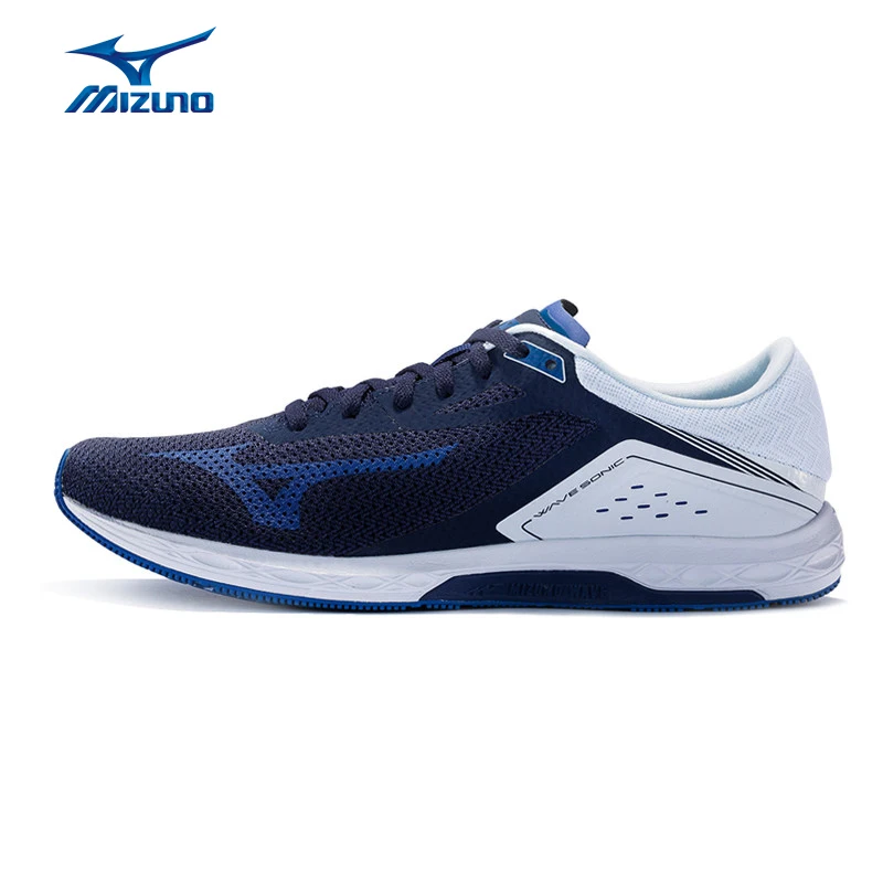 Mizuno Men's WAVE SONIC Running Shoes Wave Cushion Stability Sneakers Contrast Color Breathable Sports J1GC173425 XYP644 | Спорт и