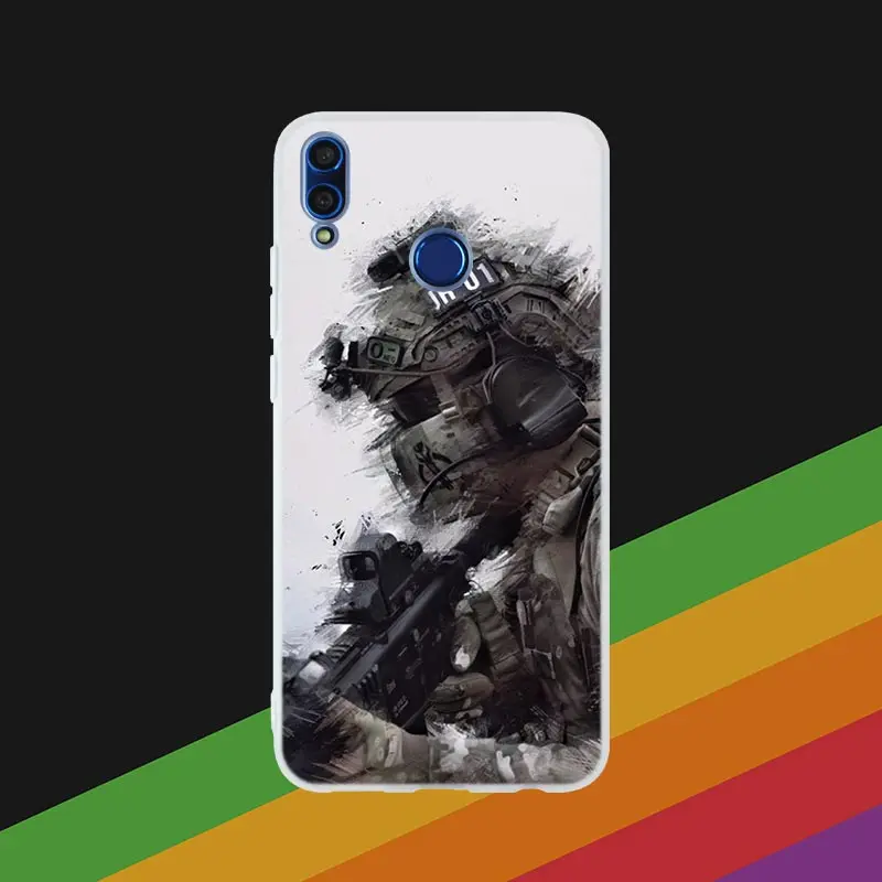 Phone Case 6 Silicone Cover Phone Case Counter Strike cs go Game For Huawei Honor 10i 20 Pro 9X Lite 8a 8x max 8c 7x 7a pro 6x V20 Paly Soft - Color: Phone Case 6