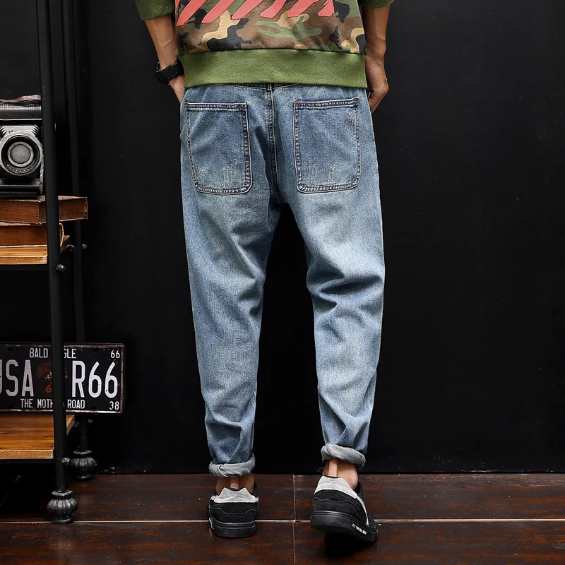 Новые мужские модные штаны мешковатые jeansQT6021-1-356 | Мужская одежда