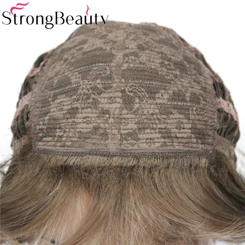 StrongBeauty Short Curly Synthetic Wigs Heat Resistant Capless Hair Women Wig