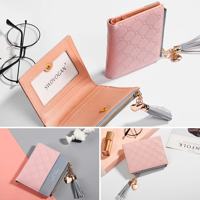 

2018 New Women's Cute Fashion Purse Leather Long Zip Wallet Coin Lady Pocket Card Holder Soft Leather Phone Card Female Clutch