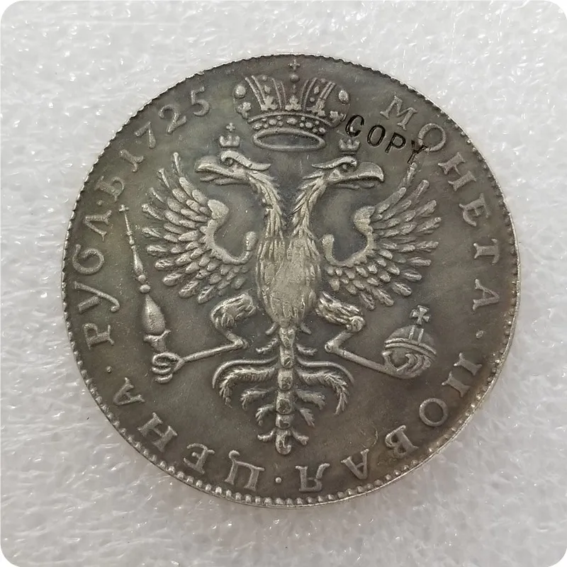 Тип #3_1725 Россия 1 рубль копия памятных монет-копия монет магнитная медаль | Дом и