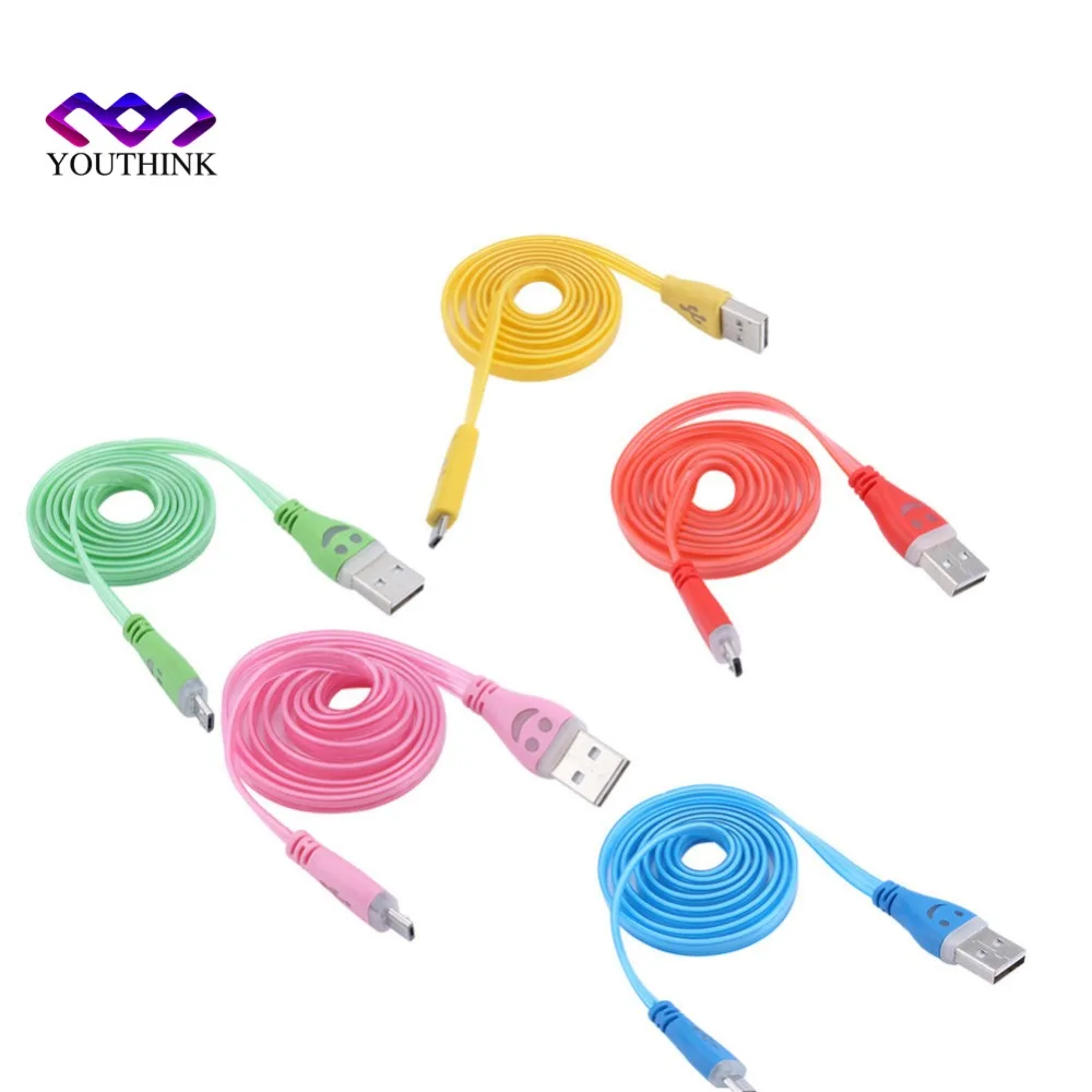 Цветной СВЕТОДИОДНЫЙ 8 контактный USB кабель синхронизации данных и зарядки