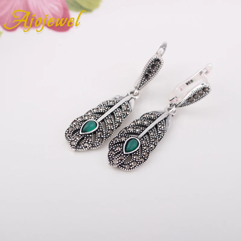 Женские серьги подвески с перьями в стиле ретро|feather earrings for women|feather drop earringsfeather |