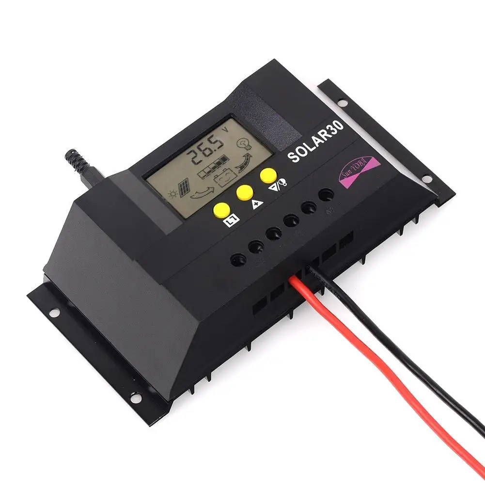 Лучшая цена регулятор солнечного заряда 30A 12 V/24 V Fot панель солнечной батареи