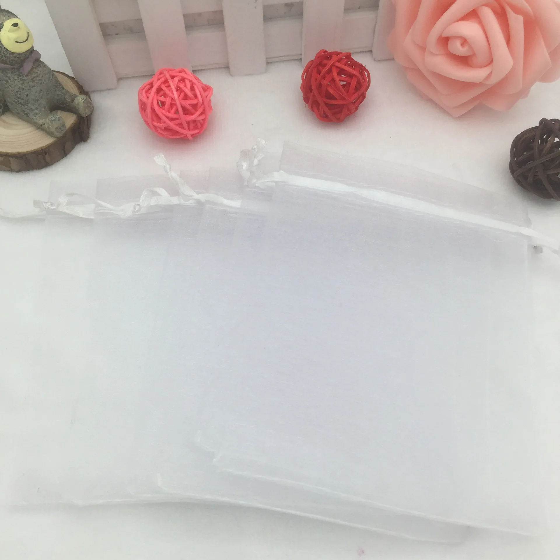 100 шт. 10x15 см сумки из органзы для свадебной вечеринки коробка конфет шоколада