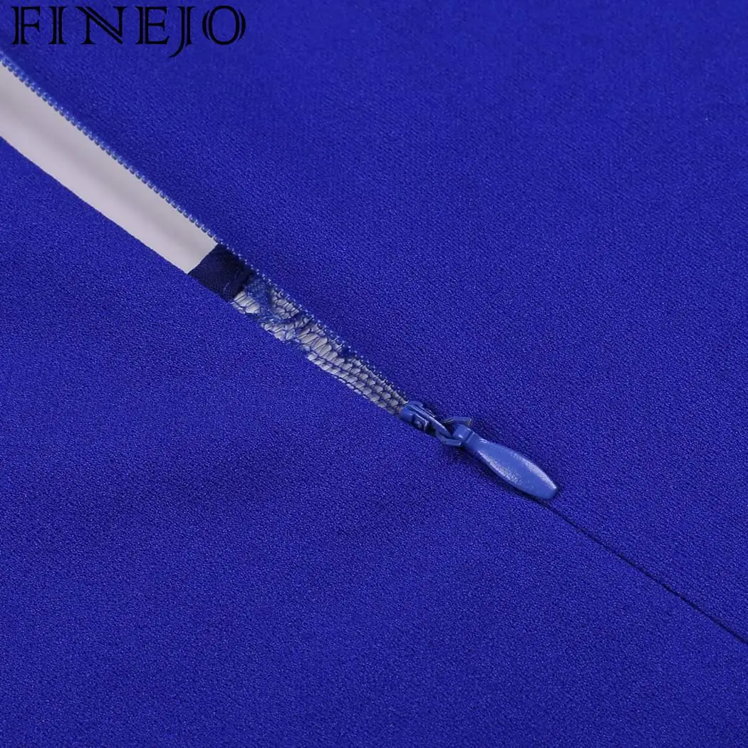 FINEJO Vestidos женское осеннее элегантное вечернее платье с длинным Расклешенным