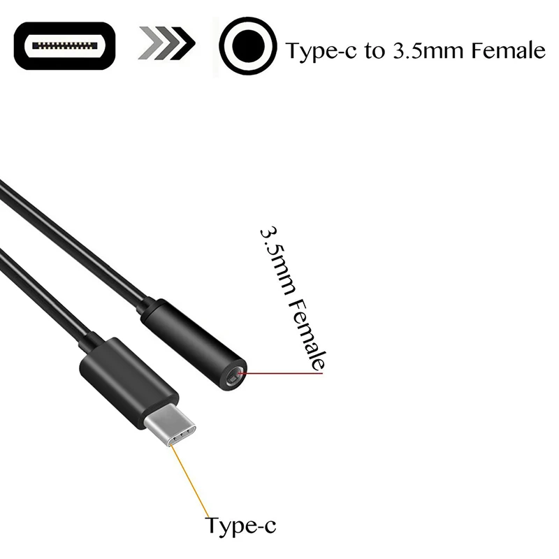 ACCGUYS Тип C до 3 5 мм аудио кабель Type наушники гарнитура адаптер USB AUX для динамика Xiaomi