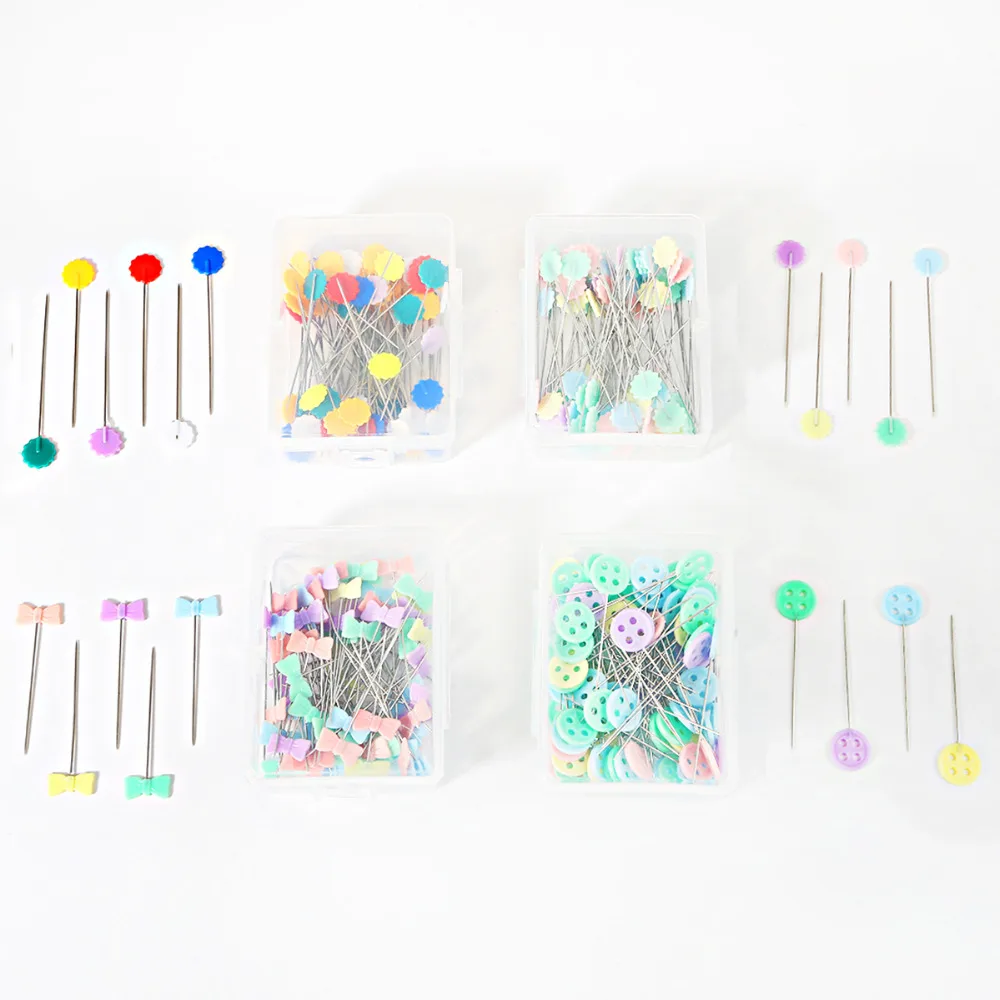 100pcs/box DIY Crafts Jewelry Findings Patchwork Pins Needles Dress Making Weddings Corsage Florists Sewing Pin with box | Украшения и