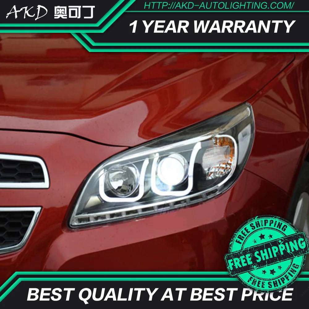 АКД автомобильного тюнинга фары для Chevrolet Malibu 2011-2014 светодиодные DRL