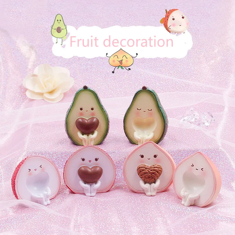 Creative Jelly Color Pineapple Ornaments Resin Kids Gift Piggy Bank Fruit Cute Girls Present Home Decoration Accessories | Дом и сад