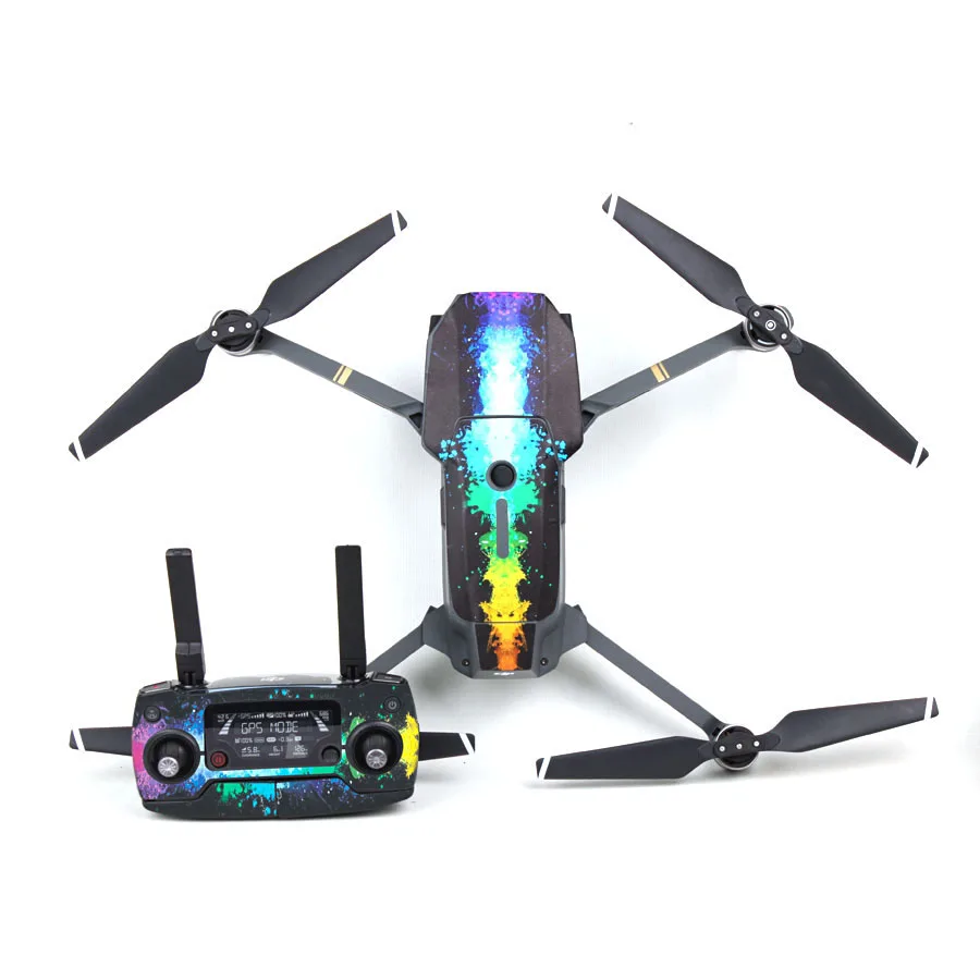 MAVIC PRO наклейки водонепроницаемый кожный Углеродные зерна батарея пульт