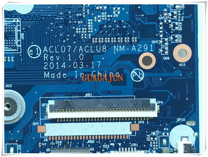 Высококачественная материнская плата KEFU для ноутбука Lenovo Z50-75 ACLU7/ACLU8 NM-A291 с