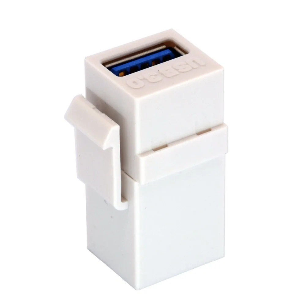 Вставки Keystone Jack USB 3 0 соединитель интерфейса Мама мама|Компьютерные кабели и