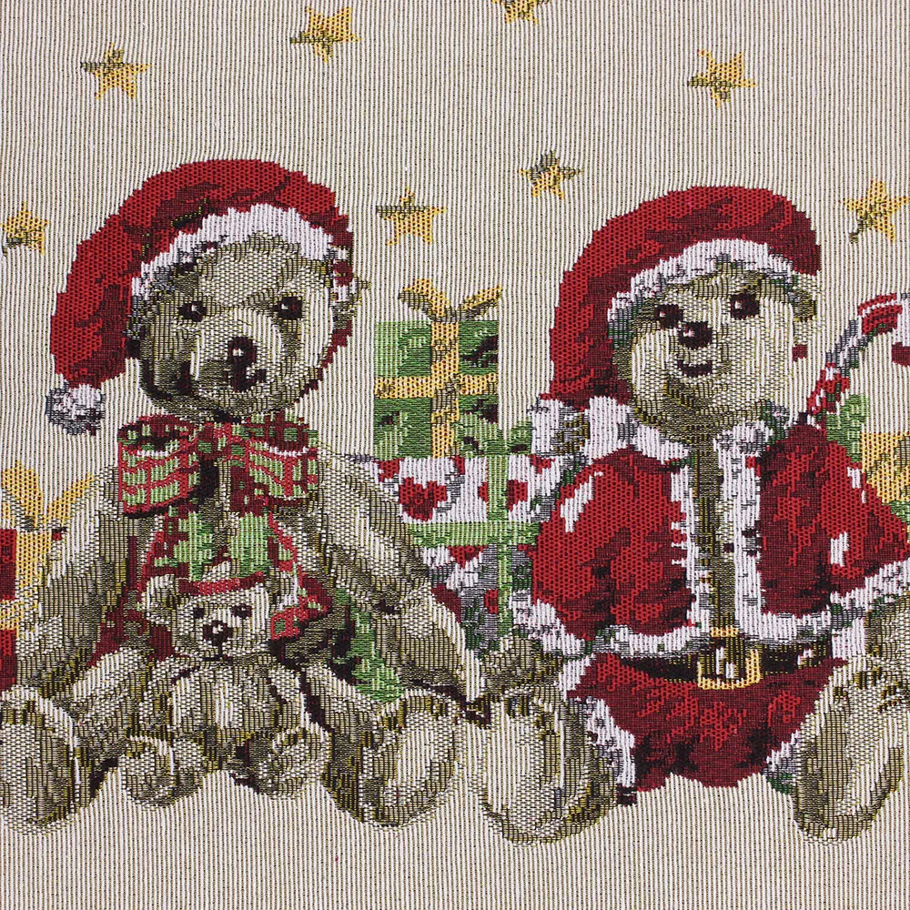 Рождественское украшение медведь ткань ручная работа лоскутная подушка женская