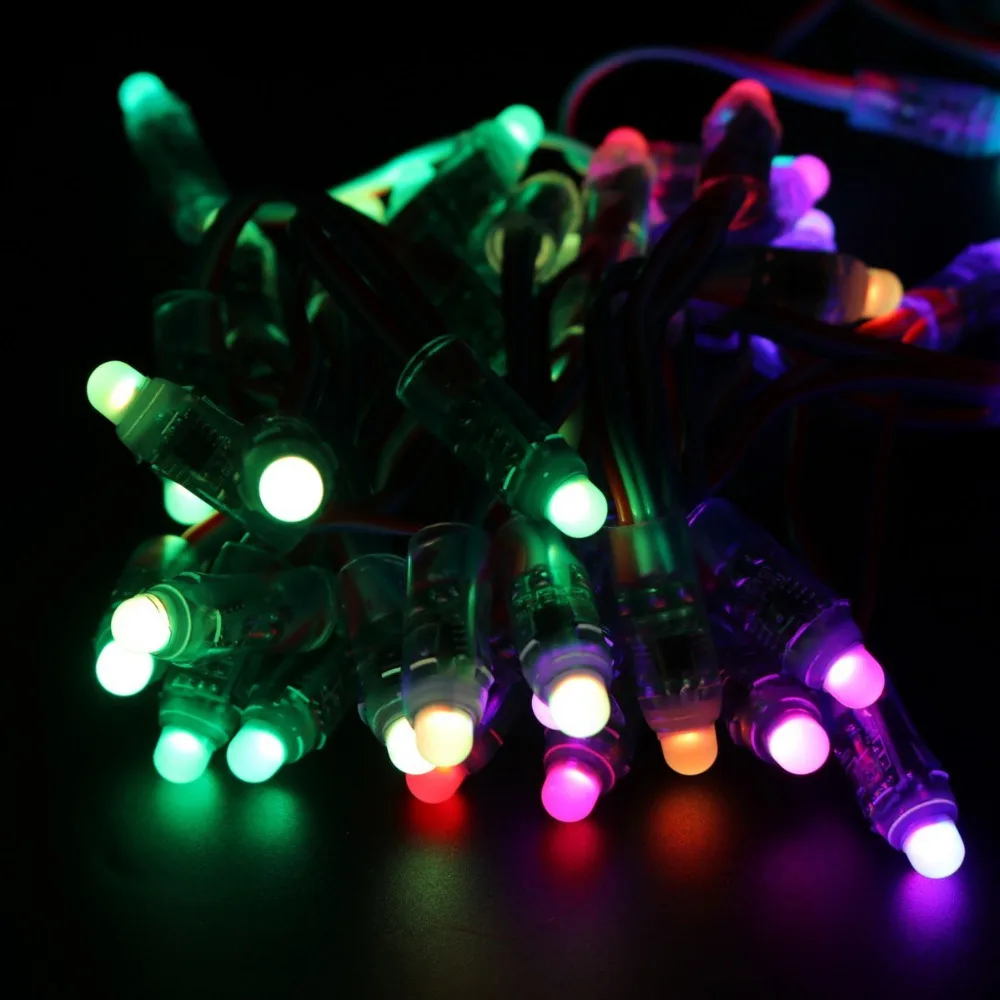 Пиксельная светодиодная гирсветильник WS2811 с рассеянным цифровым RGB светодиодом