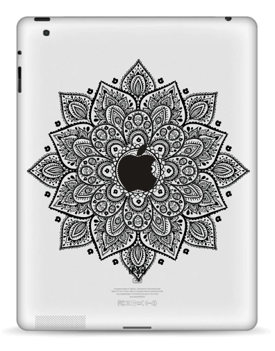 GOOYIYO для iPad 234 виниловая наклейка на планшет частичный стикер простой дизайн
