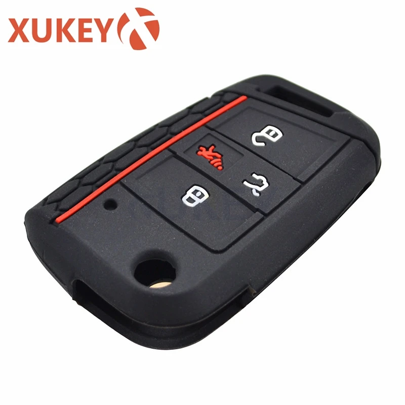 Силиконовый чехол для ключей Fob для VW Golf Polo Tiguan Passat Atlas для Skoda Superb Kodiaq Octavia для сиденья Ateca Leon чехол для пульта дистанционного управления